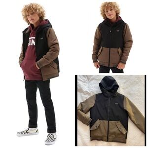 Vans wells MTE coat in black and brown